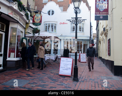 The Lanes shops in Brighton East Sussex UK Stock Photo