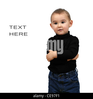 To be like Steve Jobs. Kid, boy Stock Photo