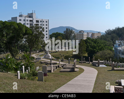 dh Military graveyard gravestones STANLEY HONG KONG World war 2 japanese occupation japan prisoner wartime cemetery Stock Photo