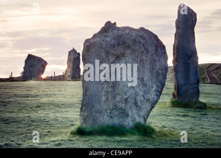 Avebury Stone Circles, Wiltshire England, UK Stock Photo