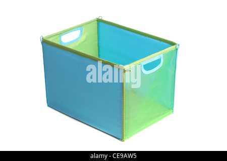 multi purpose colorful basket isolated on white background Stock Photo