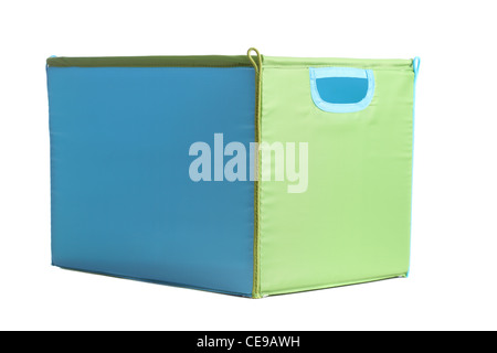 multi purpose colorful basket isolated on white background Stock Photo