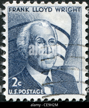 Us postage stamp frank lloyd hi res stock photography and images