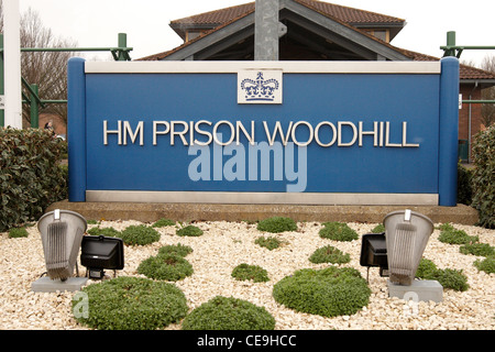 General view of Woodhill Prison in Milton Keynes, Buckinghamshire Stock Photo