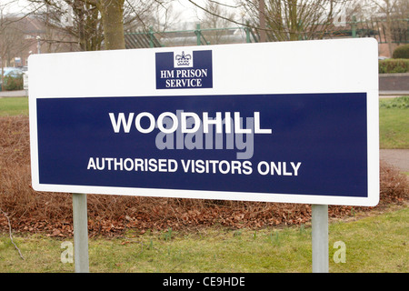 General view of Woodhill Prison in Milton Keynes, Buckinghamshire Stock Photo