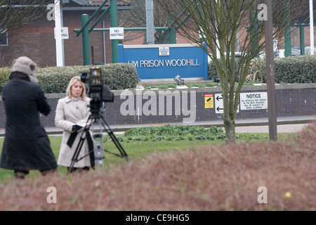 General view of Woodhill Prison in Milton Keynes, Buckinghamshire Stock Photo