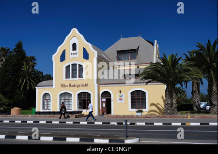 The 'Altes Amtsgericht'in Swakopmund, Namibia. Stock Photo