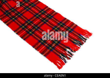 Royal Stewart tartan scarf Stock Photo