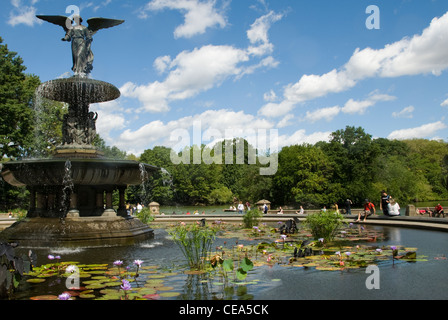 Bethesda Fountain, Central Park, New York, USA. Stock Photo