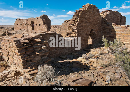 Penasco Blanco, Chaco Culture National Historical Park, New Mexico. Stock Photo
