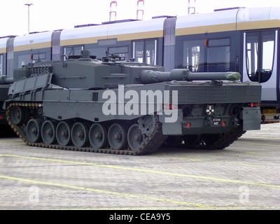 German Leopard 2A4 Main Battle Tank, part of the Singapore Armed Force's, seen in 2010 Stock Photo