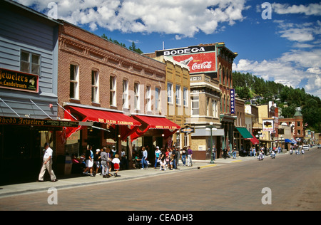 Deadwood, South Dakota is in the Black Hills, USA Stock Photo