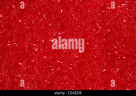 Red fabric abstract background texture Stock Photo