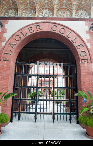 Former Ponce de Leon Hall hotel, Flagler College building in St Augustine, Florida, United States, USA, North America Stock Photo