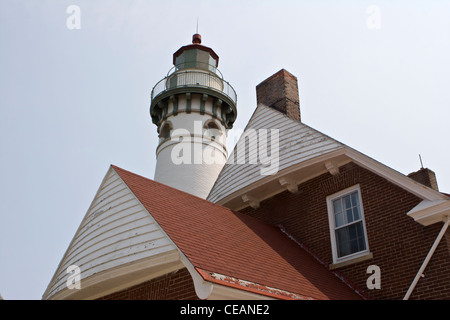 Seul Choix Point Lighthouse Stock Photo