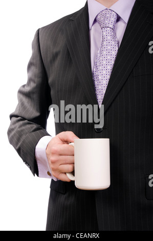 businessman on coffee break Stock Photo