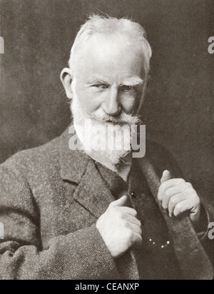 George Bernard Shaw, 1856 – 1950. Irish playwright, critic, political activist and Nobel Prizewinner. Stock Photo