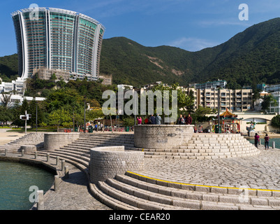 dh  REPULSE BAY HONG KONG Beach public area luxury property highrise apartment flats Stock Photo