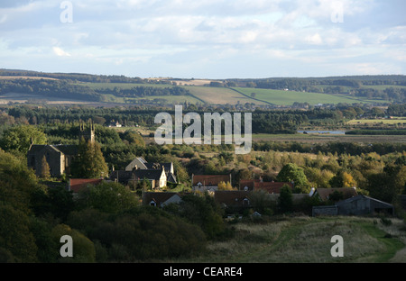 The village of Collessie, Fife Scotland. Stock Photo