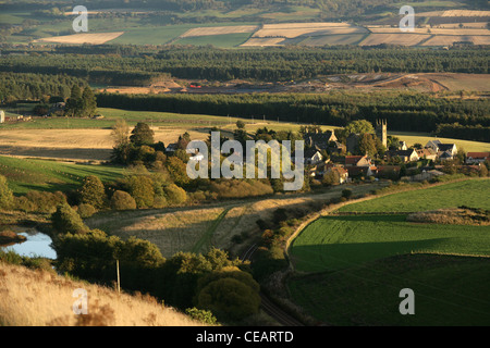 The village of Collessie, Fife Scotland. Stock Photo