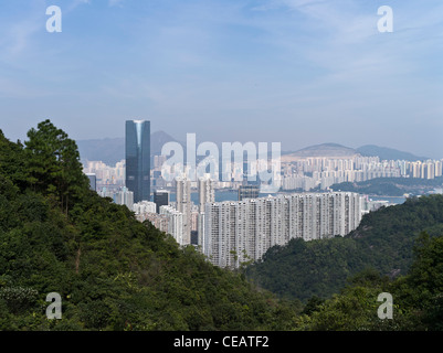 dh  QUARRY BAY HONG KONG One Island East highrise building and Kornhill private housing estate Stock Photo