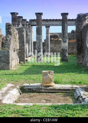 Pompeii ruins in Italy Stock Photo