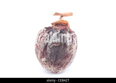 Dried persimmon on white background Stock Photo