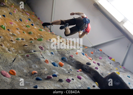 Warwick University Climbing Wall Coventry, UK Stock Photo