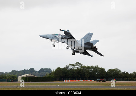 F/A-18F Super Hornet, Royal International Air Tattoo, RAF Fairford, Gloucestershire 18/07/2010 Stock Photo