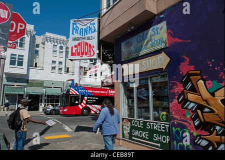 The Haight Ashbury district of San Francisco in California, United States Stock Photo