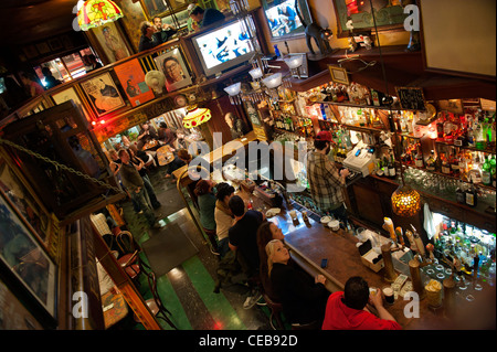 Vesuvio cafe. World-renowned San Francisco saloon in North Beach just across from the City Lights bookstore. San Francisco. USA Stock Photo