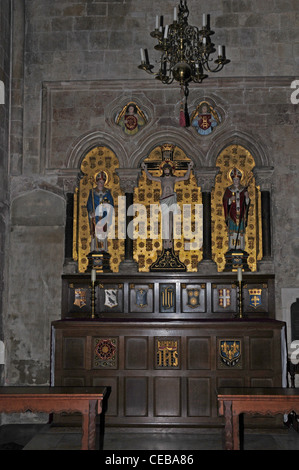 The Chapel of Saint Thomas a Becket and Saint Edmund of Abingdon.  Chichester Cathedral. Stock Photo