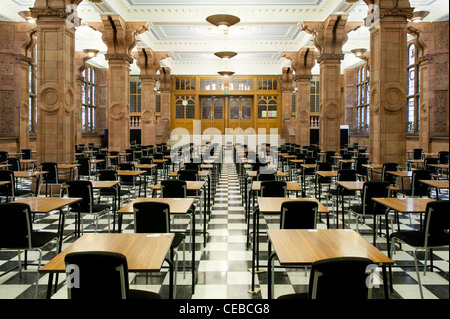 The main hall / exam room of the Sackville Street Building, formerly UMIST, at The University of Manchester (Editorial use only) Stock Photo