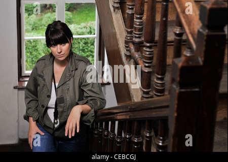 Sejla Kameric, a well known Bosnian contemporary artist. Stock Photo