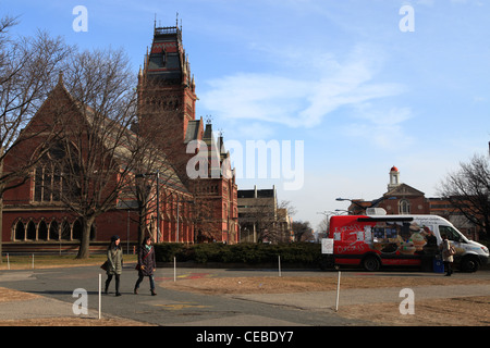 Harvard University Memorial hall Stock Photo