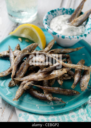 Whitebait Stock Photo