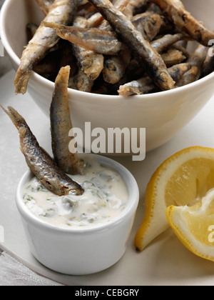 Whitebait Stock Photo