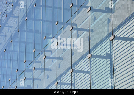 office building in Luxembourg, Plateau Kirchberg Stock Photo