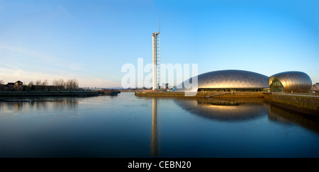 Science Centre & Glasgow Tower, River Clyde, Glasgow, Scotland, UK