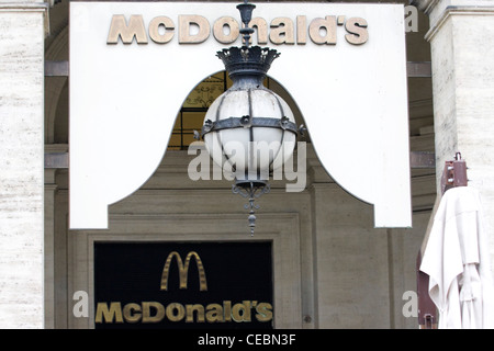 Macdonald's in Rome Italy Stock Photo