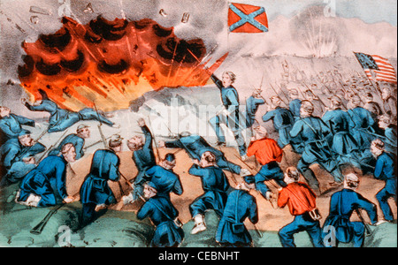 Siege of Vicksburg during the USA Civil War, 1863 Stock Photo - Alamy
