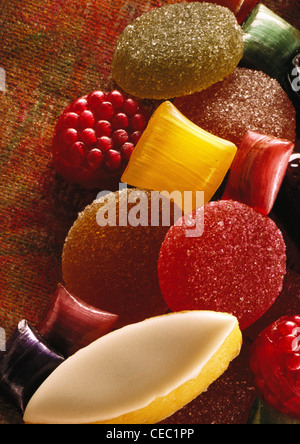 Assortment of candies, close-up Stock Photo
