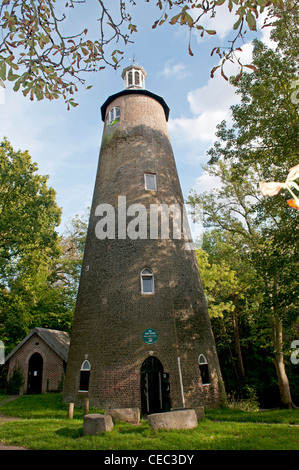 The old Shot Tower in Crane Park, now has a small art gallery, displys about local history. Stock Photo