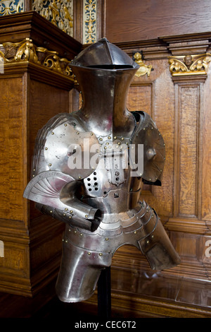 Medieval armor inside Artus Court in Gdansk, Poland Stock Photo