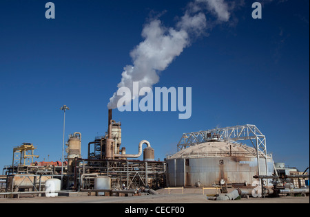 Calipatria, California - A geothermal energy plant operated by CalEnergy in California's Imperial Valley. Stock Photo