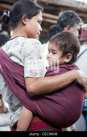 30th of October 2007, Mae Sot, Thailand. Daily life of refugees from Burma in refugee camp on Burma - Thailand border. Stock Photo