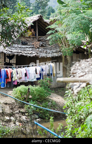 30th of October 2007, Mae Sot, Thailand. Daily life of refugees from Burma in refugee camp on Burma - Thailand border. Stock Photo