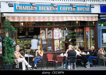 England, London, Covent Garden, Charles Dickens Coffee House Stock Photo