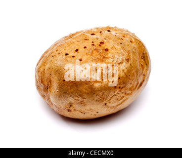 Baked potato on white background Stock Photo
