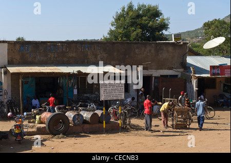 Welder's workshop in Same Kilimanjaro Region Tanzania Stock Photo